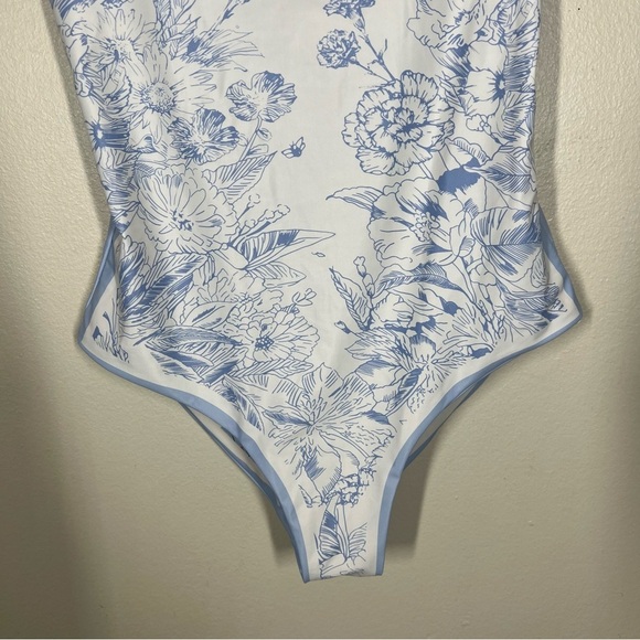 Visual Mood Womens Grace Reversible One Piece Swimsuit Tie Shoulder Size XL - Picture 11 of 14